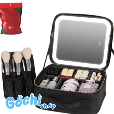 BeautyHaven™ Bolsa de maquillaje LED