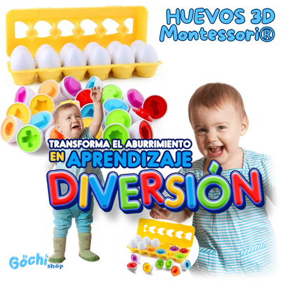 HUEVOS 3D Montessori®