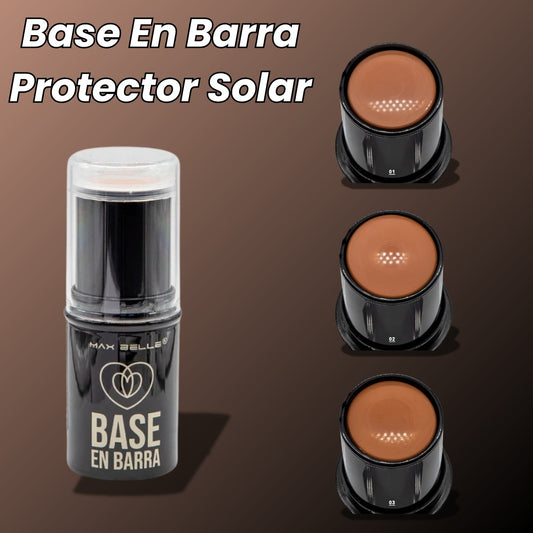 Base en Barra + Protector Solar - Disfruta de una piel impecable bajo el sol