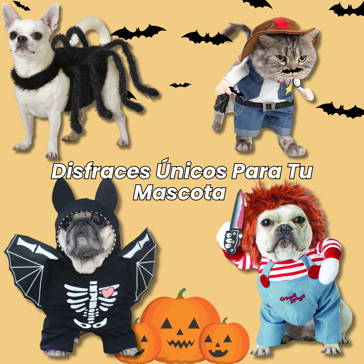 Disfraces Para Perros Y Gatos Únicos Para Este Halloween