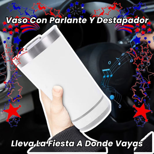 BrewTune™ - Vaso Con Parlante Y Destapador