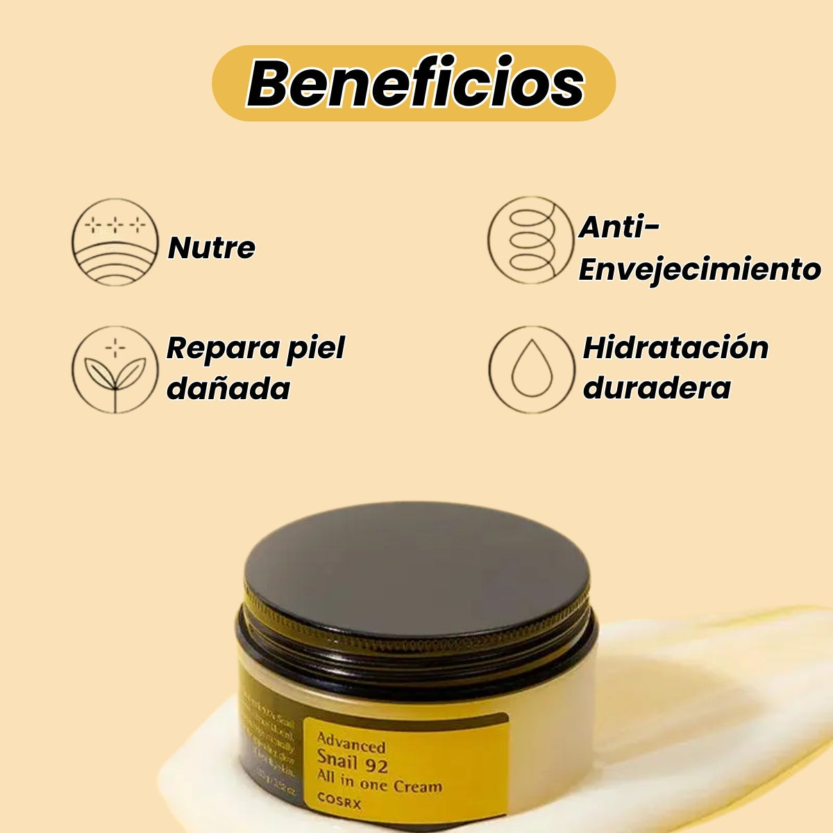 Crema Avanzada De Baba de Caracol