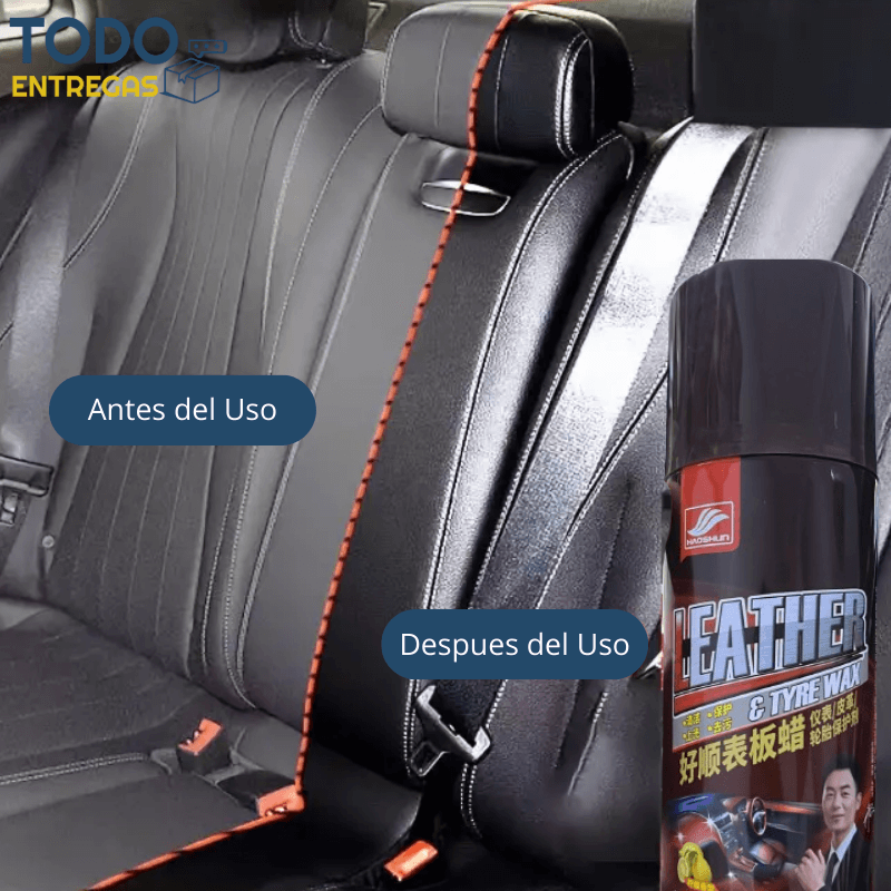 CleanFoam™ - Spray Limpiador Para Cuero Y Llantas De Auto