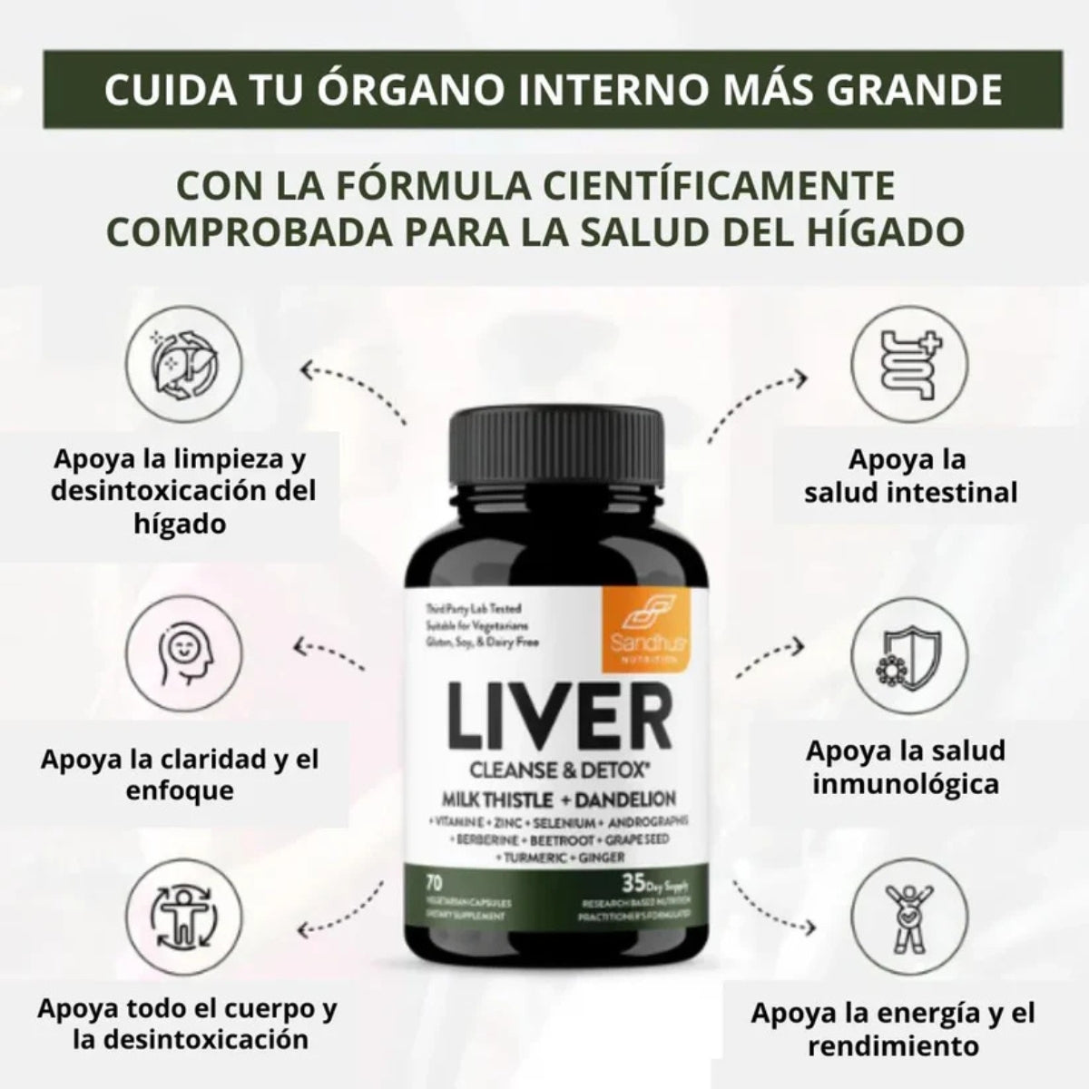 LIVER CLEANSE - SUPLEMENTO HEPATICO