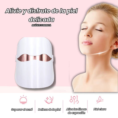 Mascara Led Para Rejuvenecer y Darle Brillo a la Piel