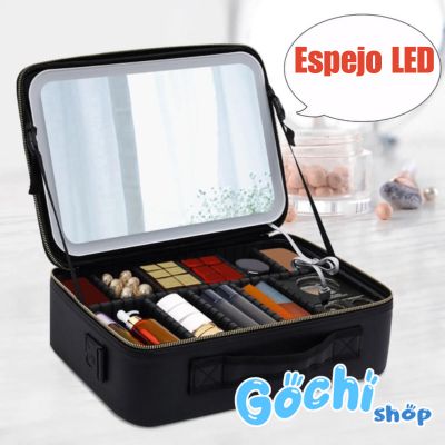 BeautyHaven™ Bolsa de maquillaje LED