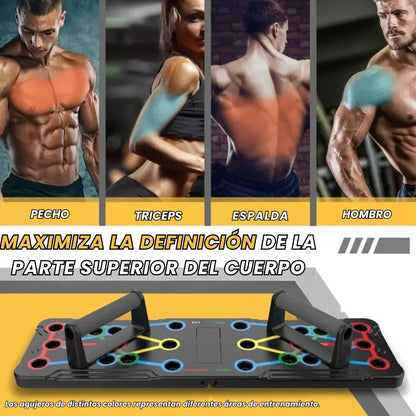 Push-up plegable y multifuncional - para hombres y mujeres