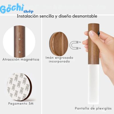 LumiClip™ luz magnética de pared