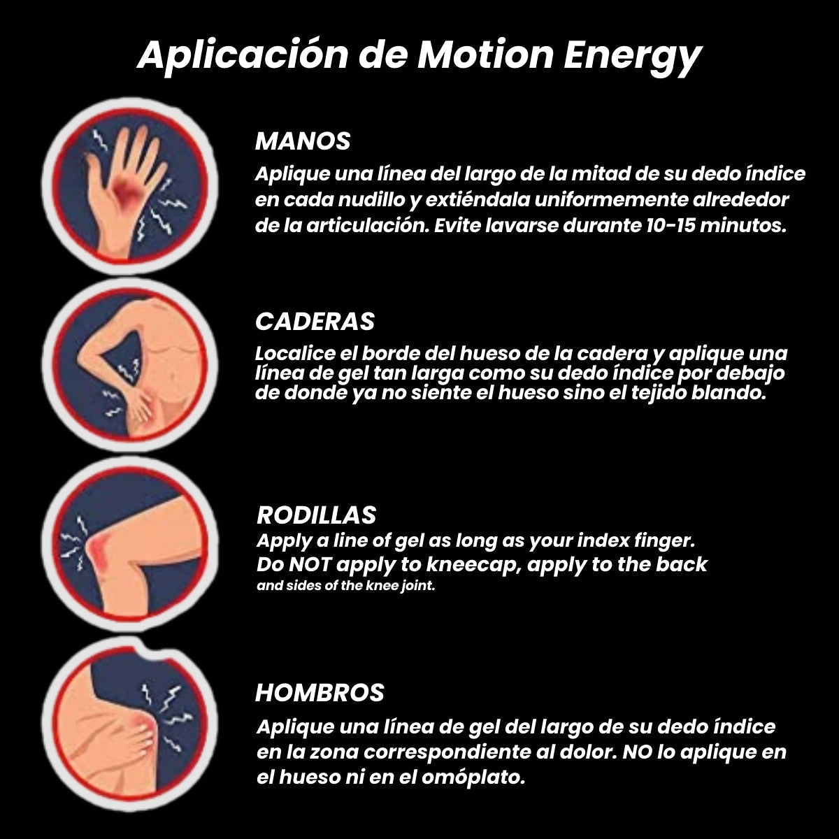 MotionEnergy™ - Crema Para El Dolor de Articulaciones