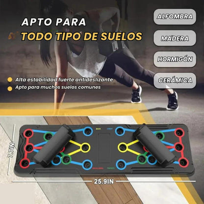 Push-up plegable y multifuncional - para hombres y mujeres