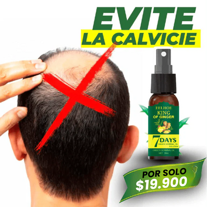 Aceite de Jengibre para Cabello y Barba