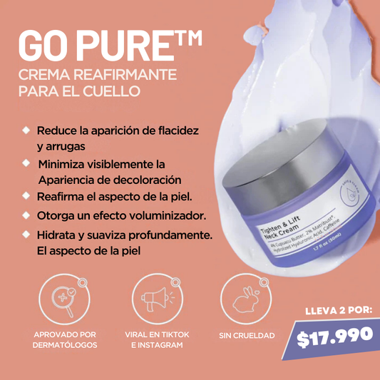 GoPure - Crema Reafirmante Para el Cuello