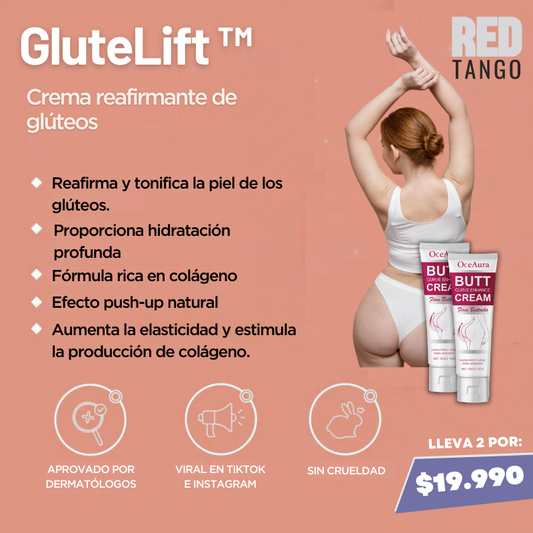 GluteLift ™ Crema reafirmante de glúteos