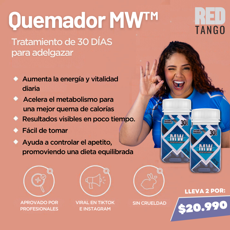 QUEMADOR MW™ TRATAMIENTO DE 60 DÍAS 2X1