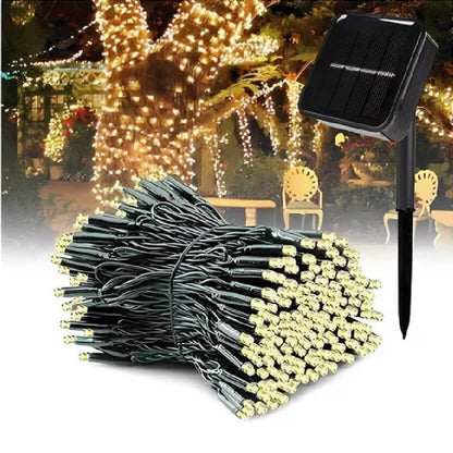 Luces Navideñas con Panel Solar 🎄🎇✨