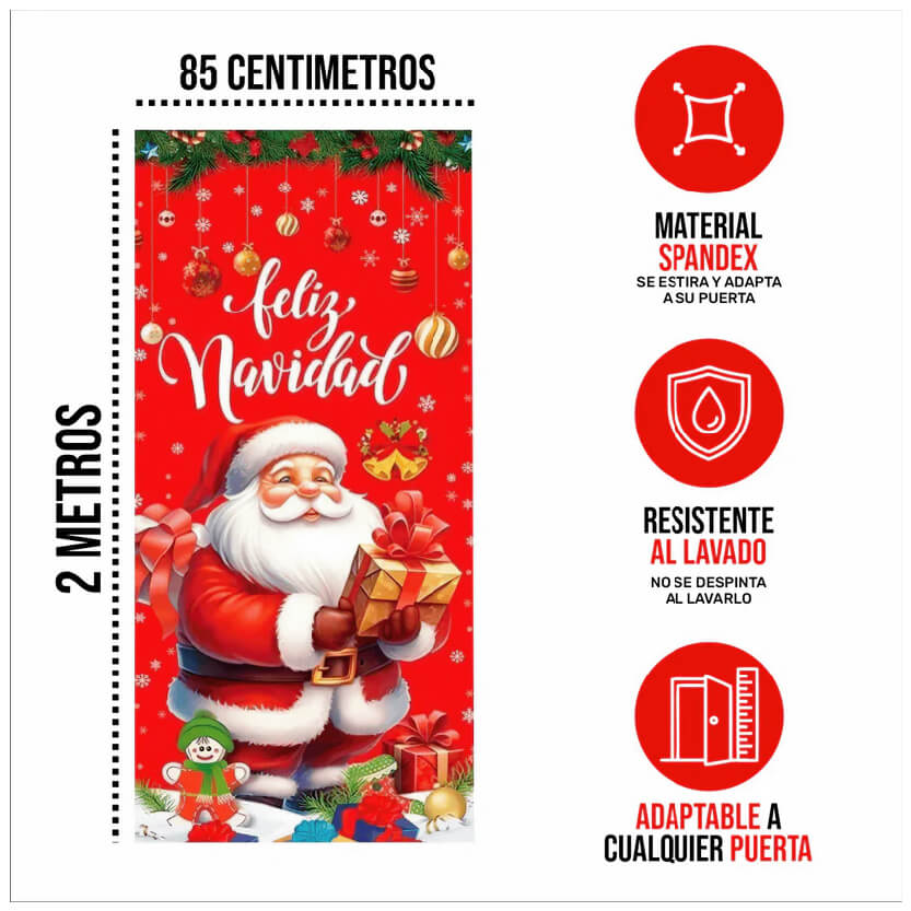 FUNDAS PARA PUERTAS NAVIDEÑAS 🎄🎇🎁