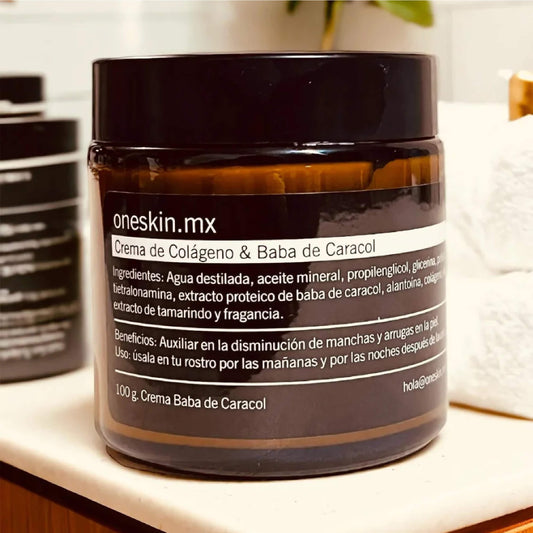 Crema Facial de Colágeno & Baba de caracol | 100g.