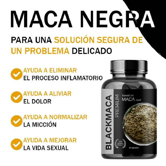 Maca Negra En Capsulas Despierta La Bestia Que Llevas Dentro