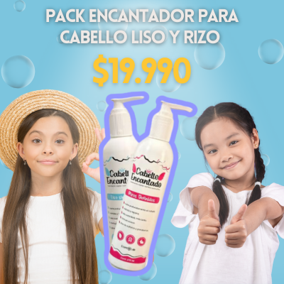 CABELLO ENCANTADO: TRATAMIENTO CAPILAR PARA NIÑOS ⭐PACK 2 UNIDADES⭐