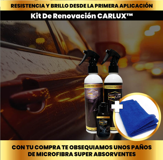 Kit Carlux - 🔥Mantén tu auto como nuevo 🔥PAÑUELO DE MICROFIBRA DE🎁